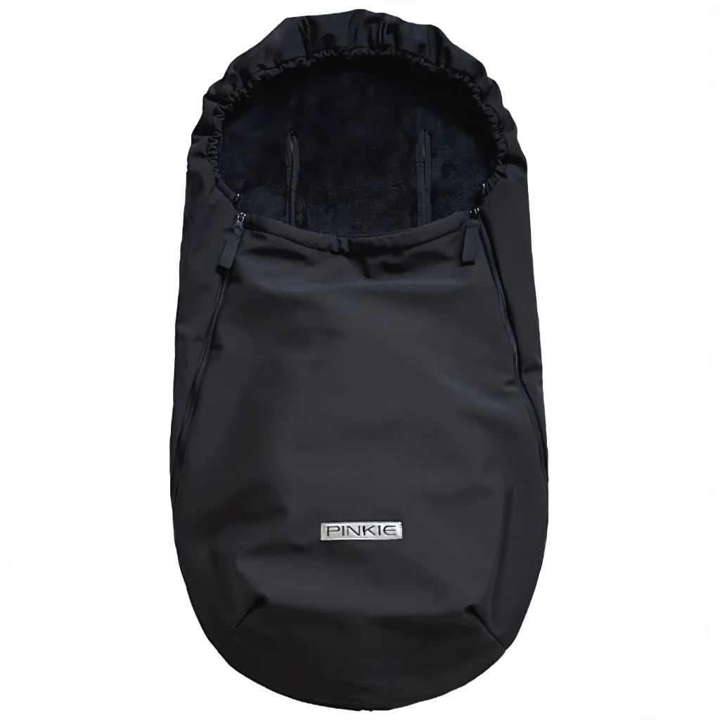 Dünner Fußsack Pinkie Softshell Black