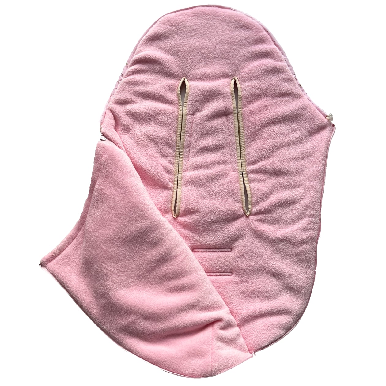 PINKIE Dünner Fußsack Shine Gold Pink 0-12 Monate