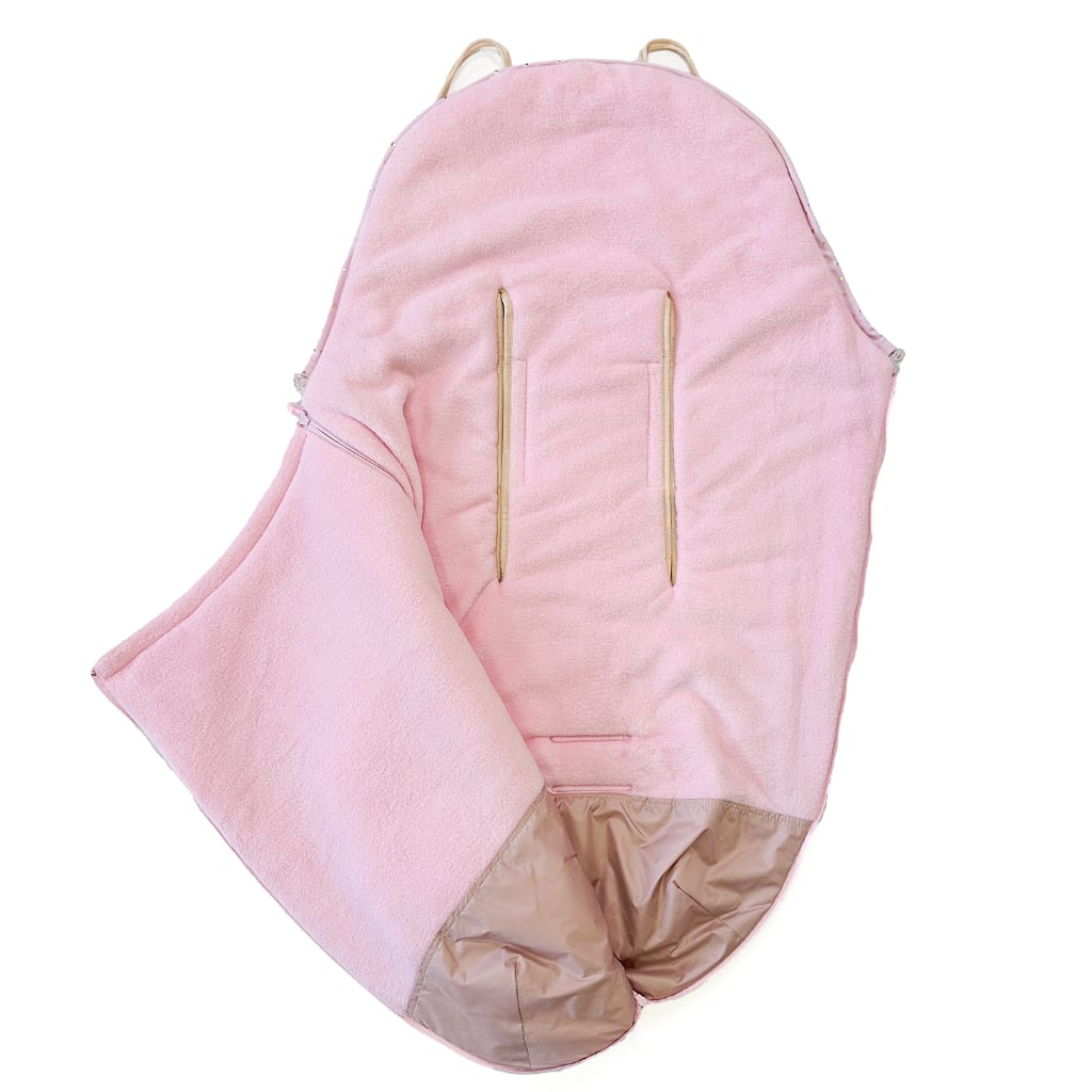 PINKIE Dünner Fußsack Shine Gold Pink
