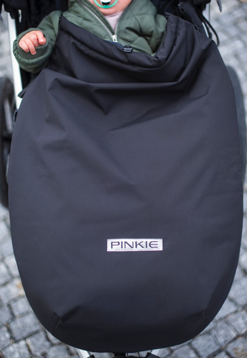 Winterfußsack Pinkie Softshell Black