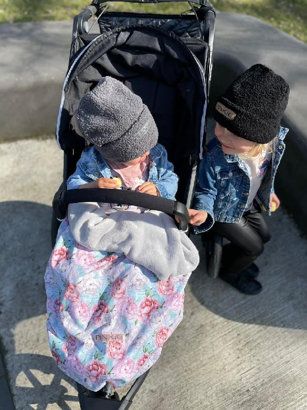 PINKIE Mütze Label Teddy Black