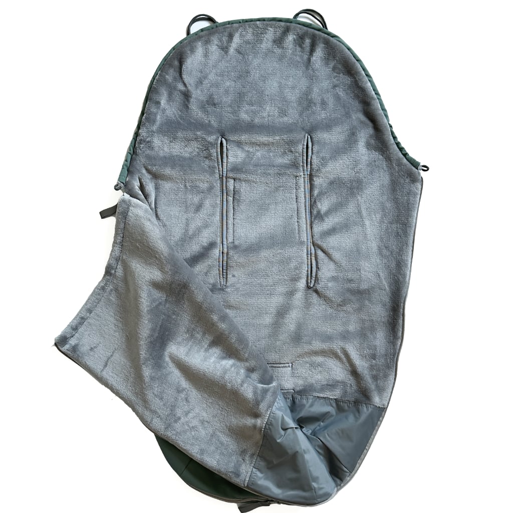 Dünner Fußsack Pinkie Softshell Green