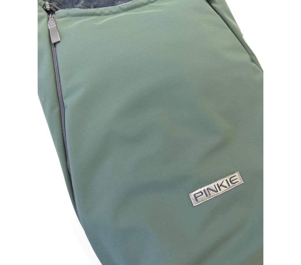 Dünner Fußsack Pinkie Softshell Green