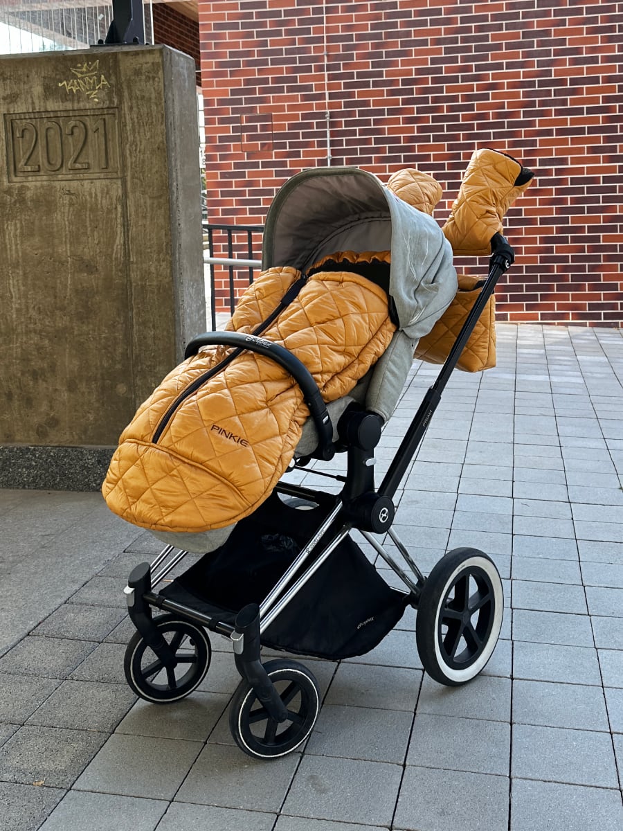 Winterfußsack Pinkie Gold Square-wachsender