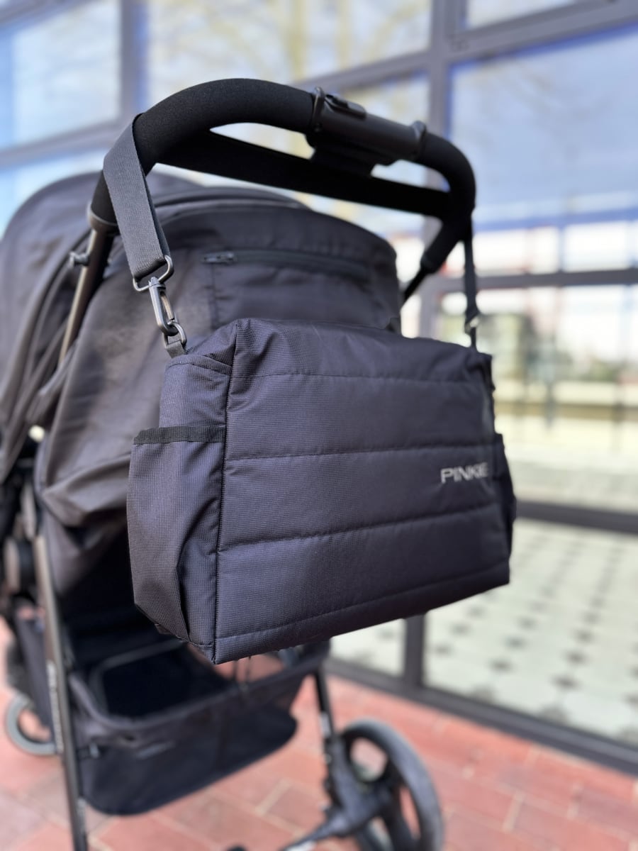 PINKIE Wickeltasche Plain Black S