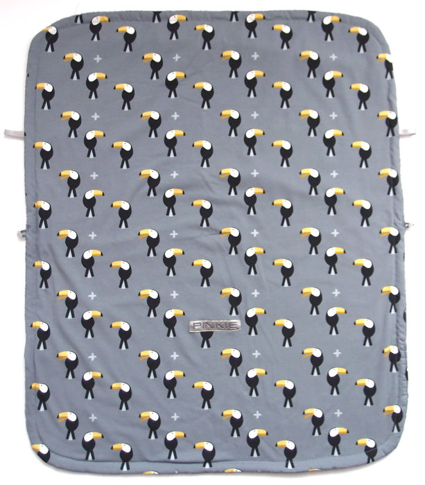PINKIE Zubindbare Decke Toucan