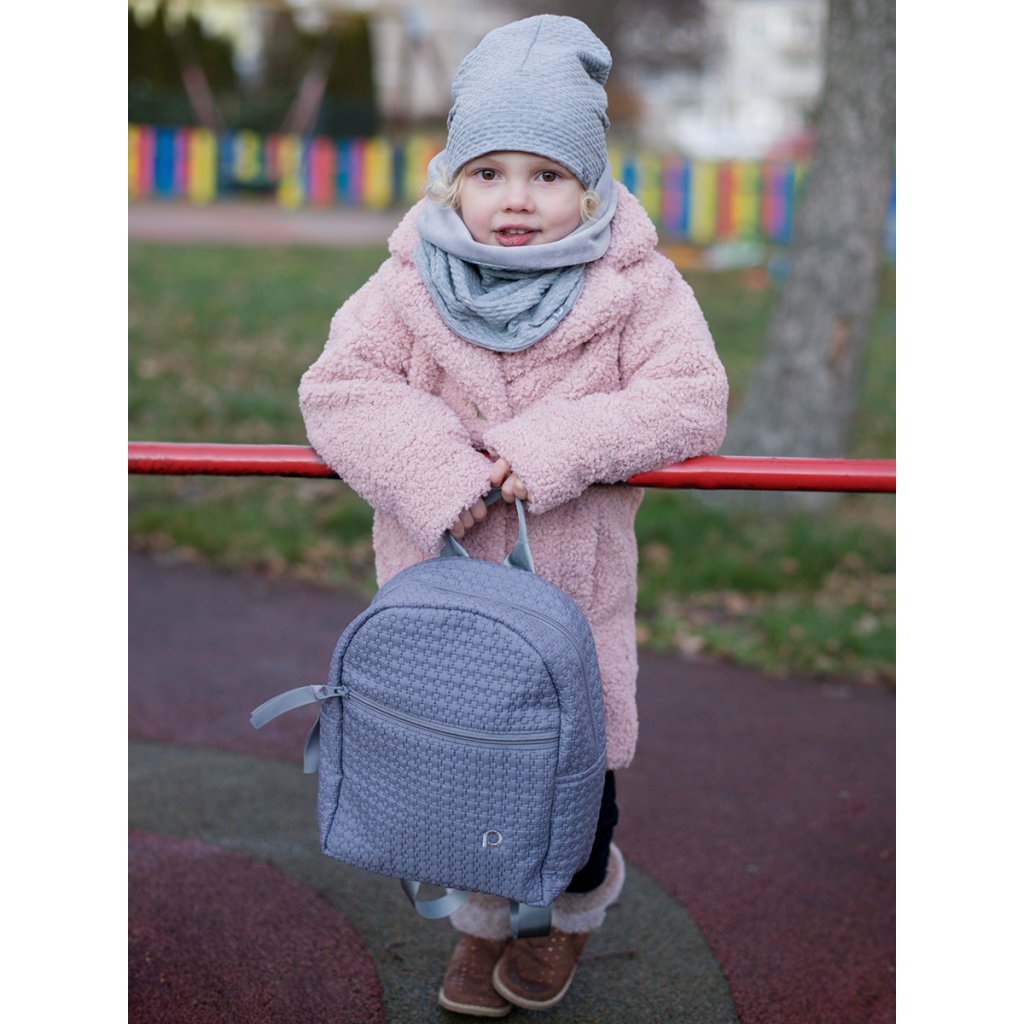 PINKIE Kinderrucksack Small Grey Comb