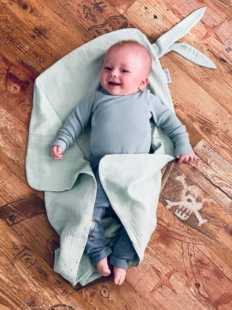 Sommerdecke Pinkie Muslin Mint