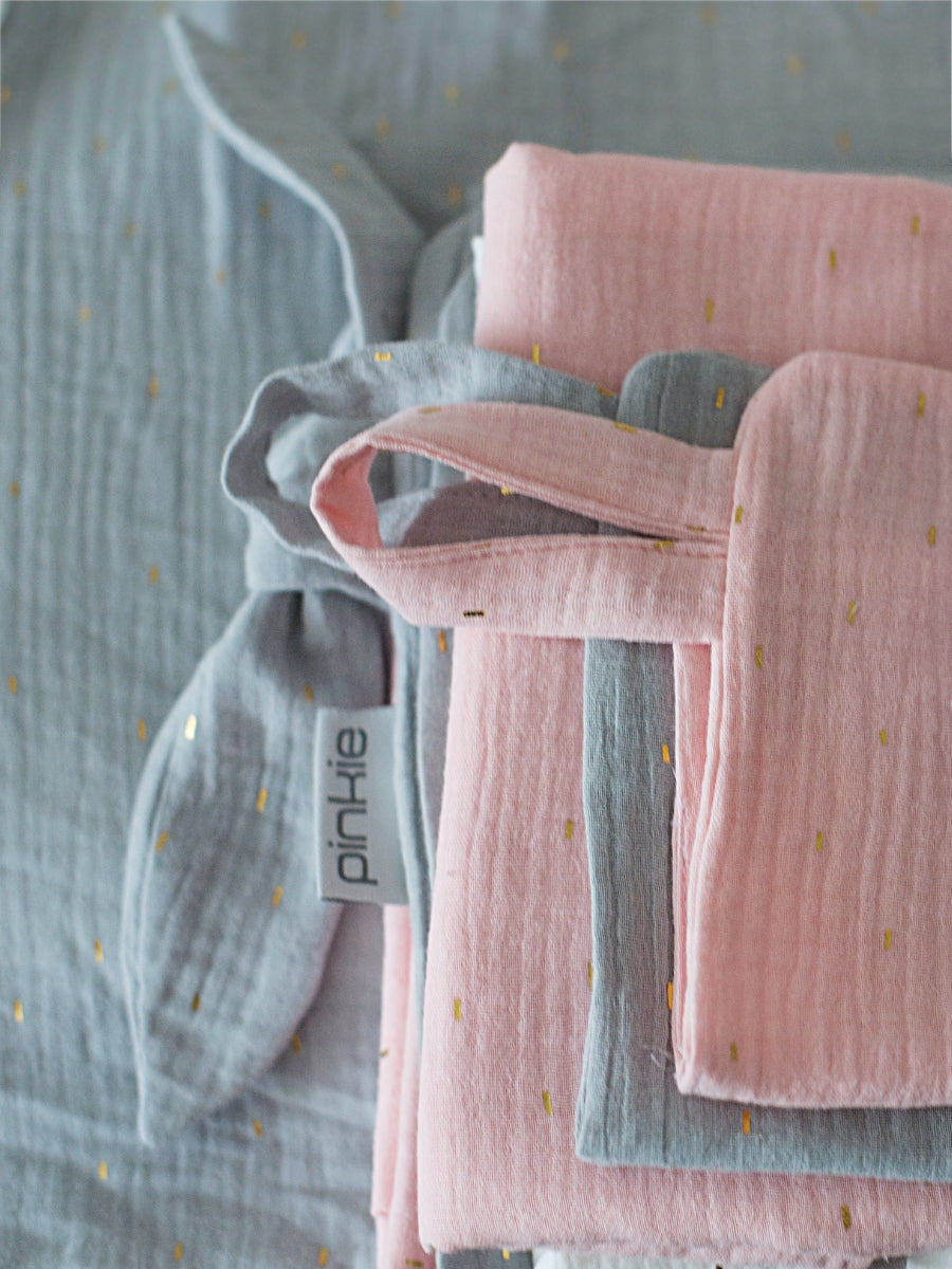 Sommerdecke Pinkie Muslin Grey