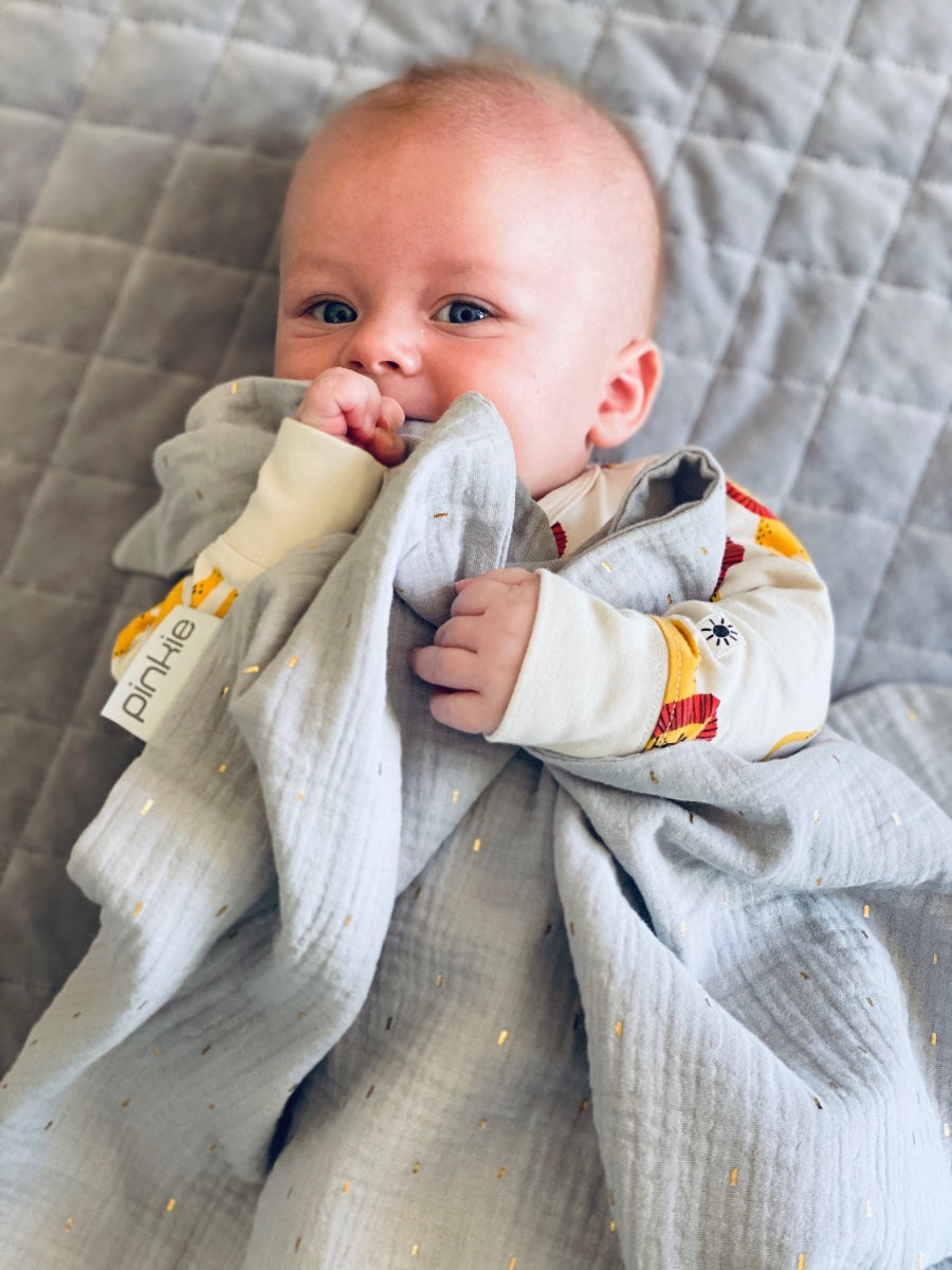 Sommerdecke Pinkie Muslin Grey