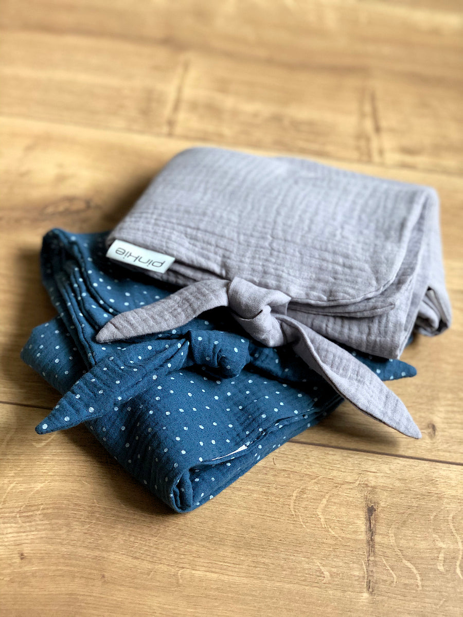 Sommerdecke Pinkie Muslin Grey All