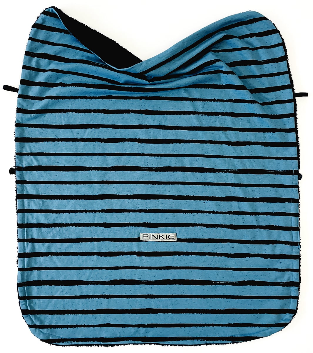 Zubindbare Decke Pinkie Stripe Blue