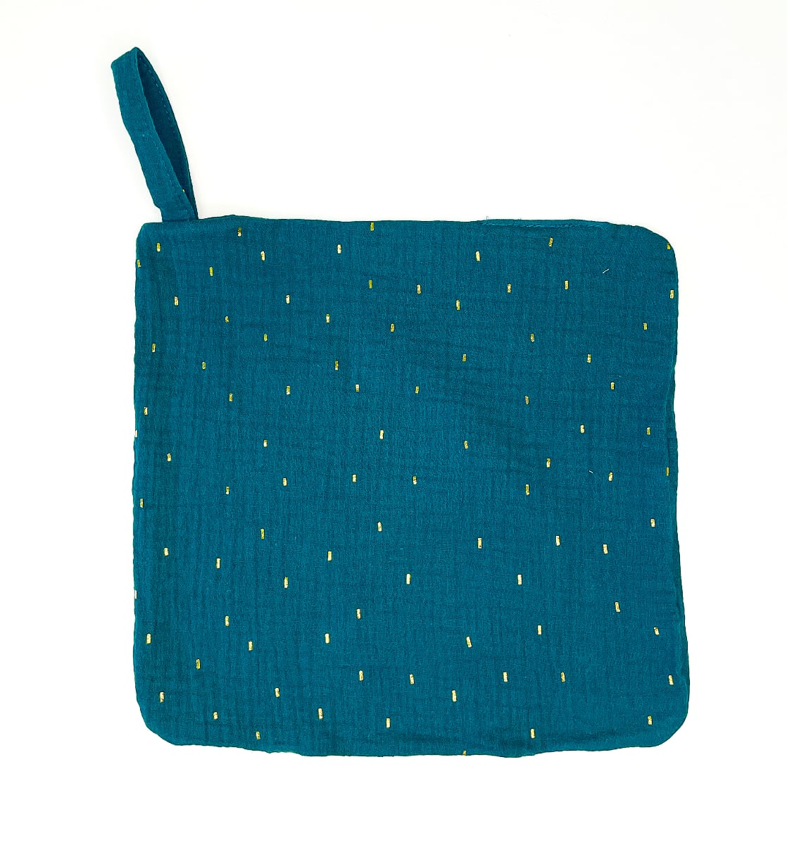 Waschlappen Pinkie Muslin Petrol