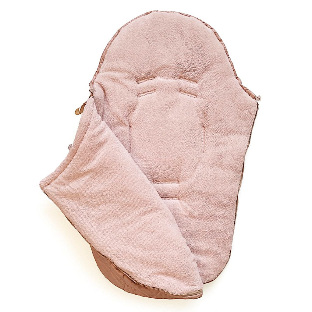 PINKIE Winter Fußsack Soft Pink Dots 0-12 Monate