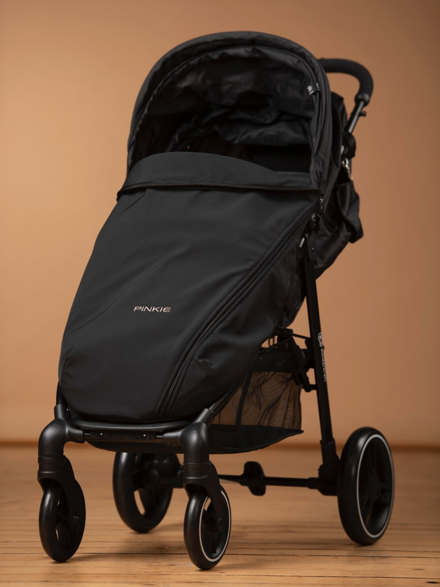 PINKIE Beindecke Softshell Black Easy mit Funktionsschicht
