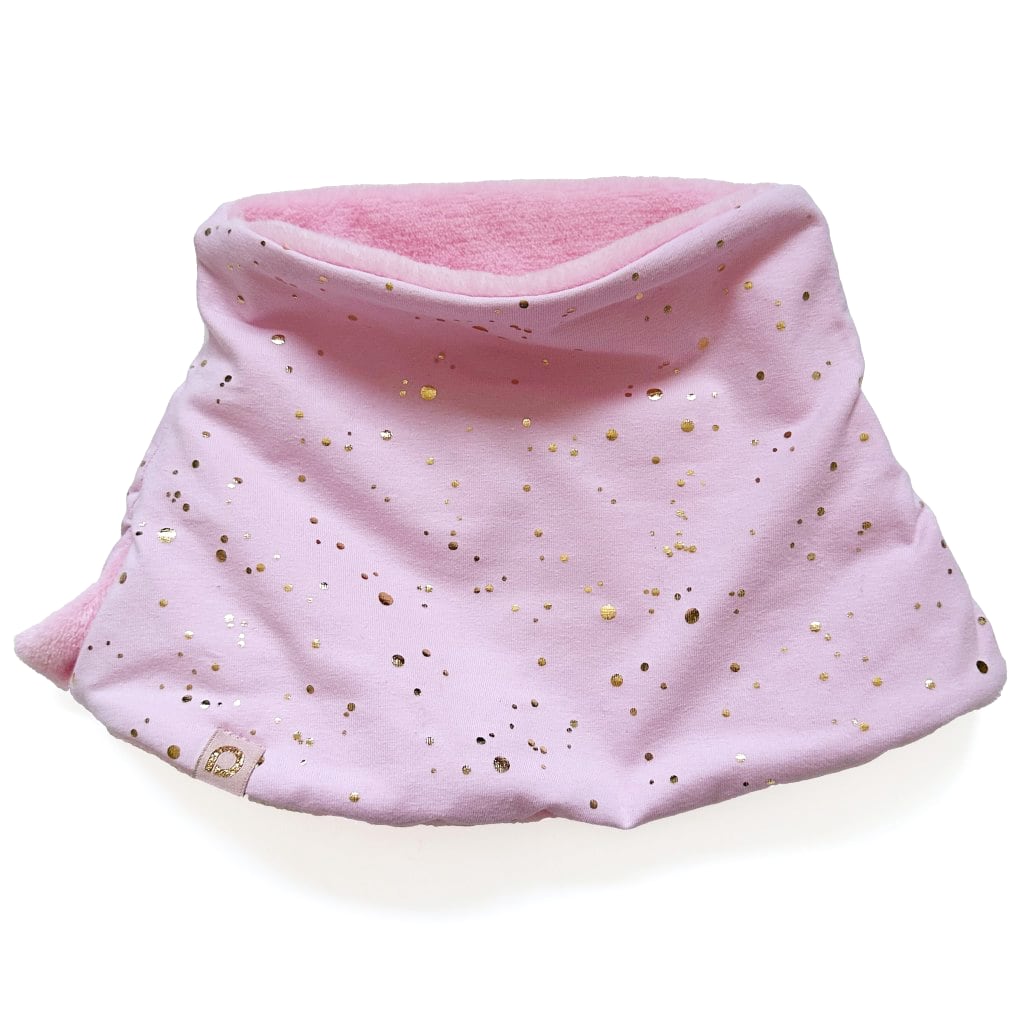 PINKIE Schlauchschal Shine Gold Pink