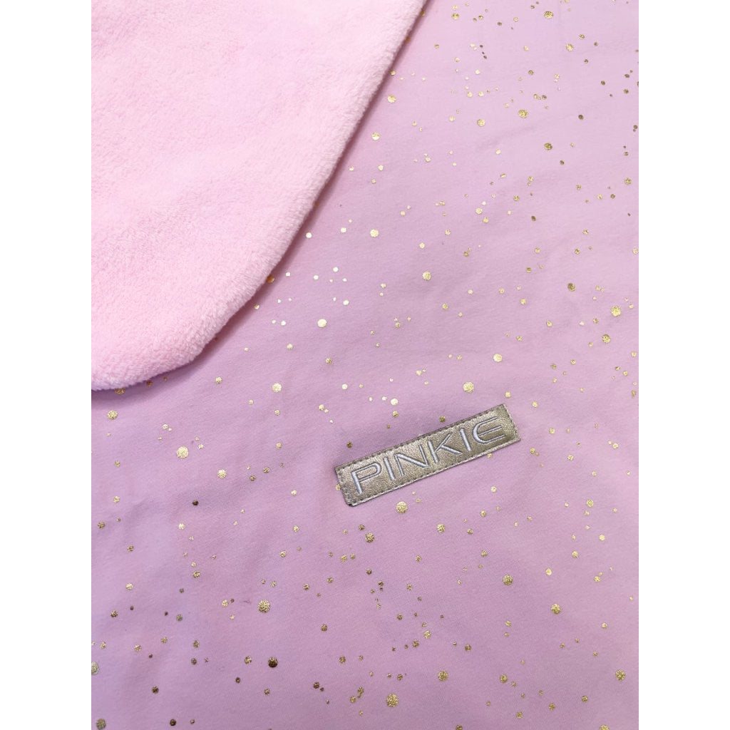 PINKIE Zubindbare Decke Shine Gold Pink