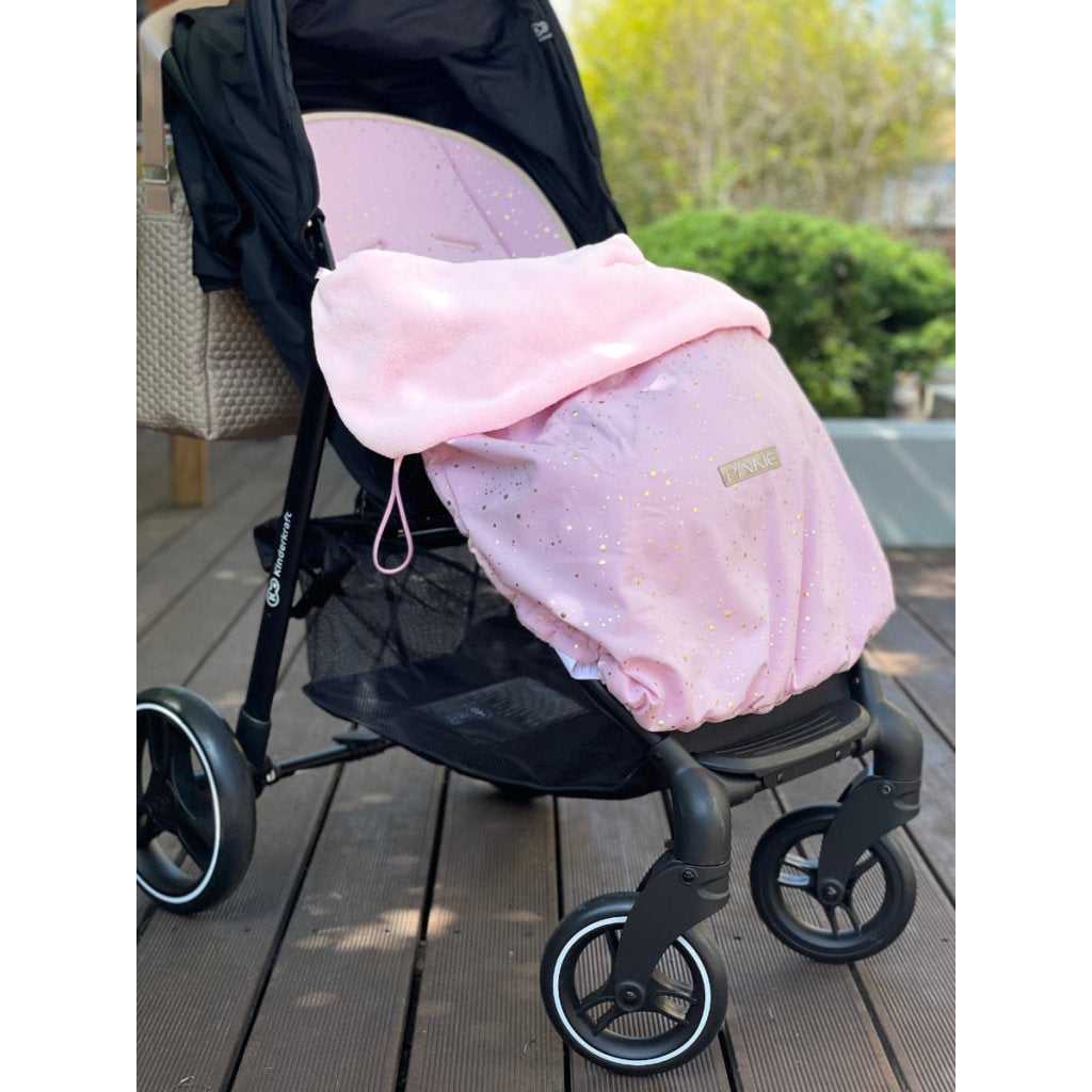 PINKIE Zubindbare Decke Shine Gold Pink