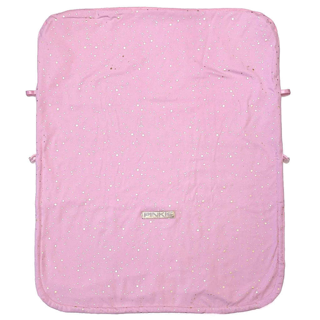 PINKIE Zubindbare Decke Shine Gold Pink