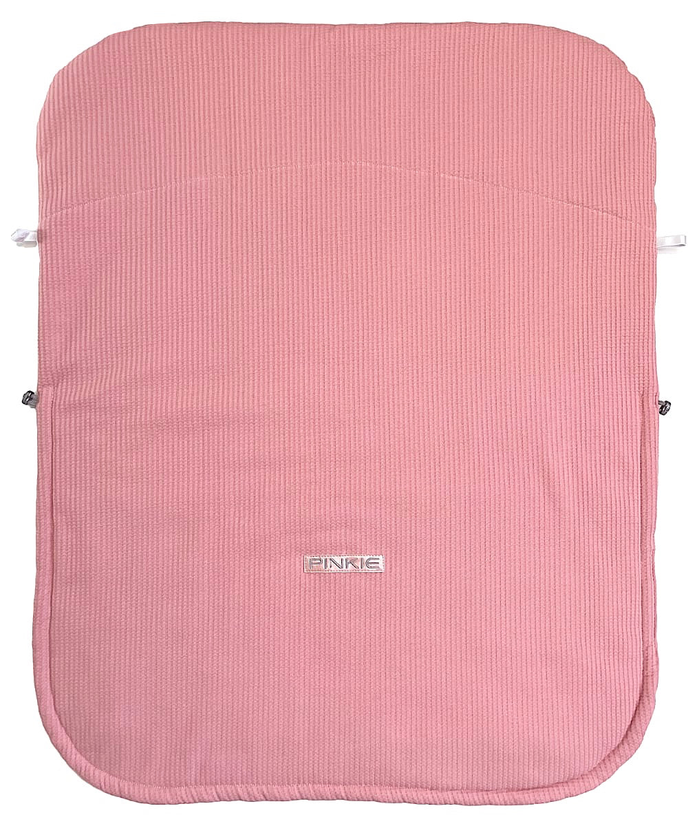 PINKIE Zubindbare Decke Label Pink