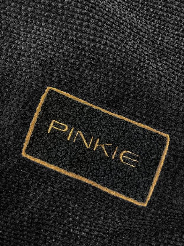 Fußsack Pinkie Fur Teddy Black 0-12 Monate