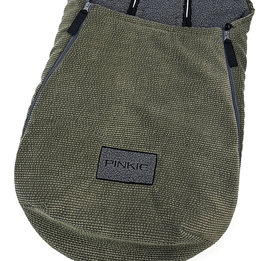 Fußsack Pinkie Fur Teddy Green 0-12 Monate