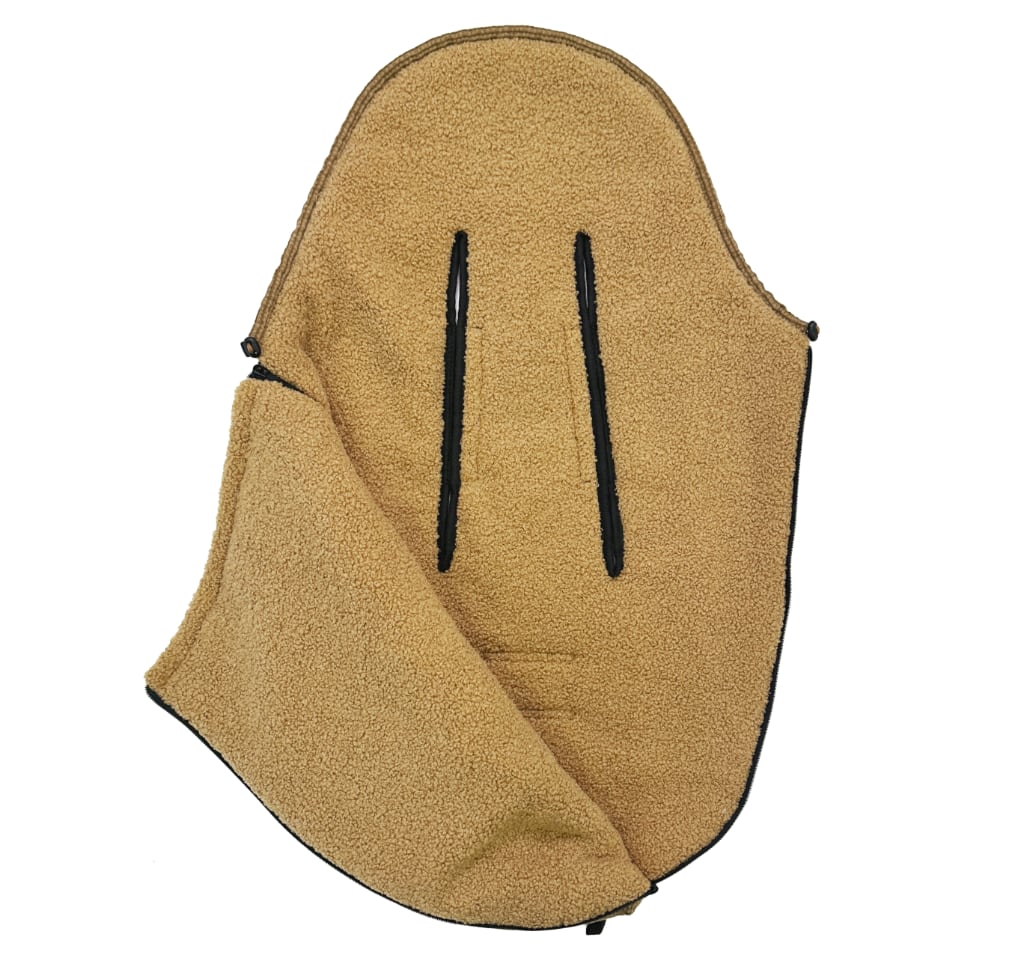Fußsack Pinkie Fur Teddy Brown 0-12 Monate