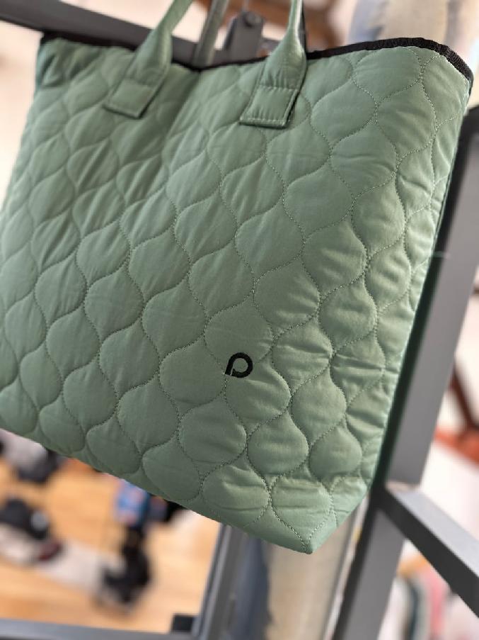 PINKIE Shopper Tasche Double Wave Green