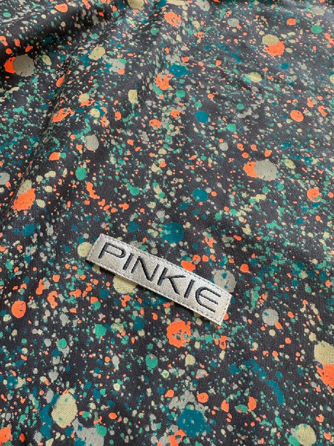 Zubindbare Decke Pinkie Spot Neon Grey