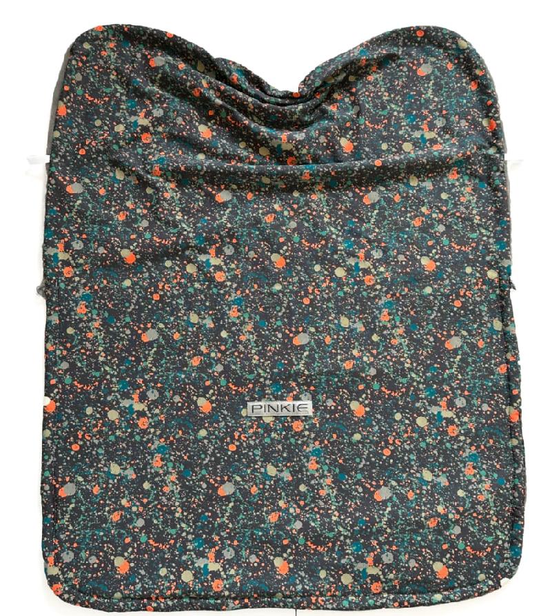 Zubindbare Decke Pinkie Spot Neon Grey