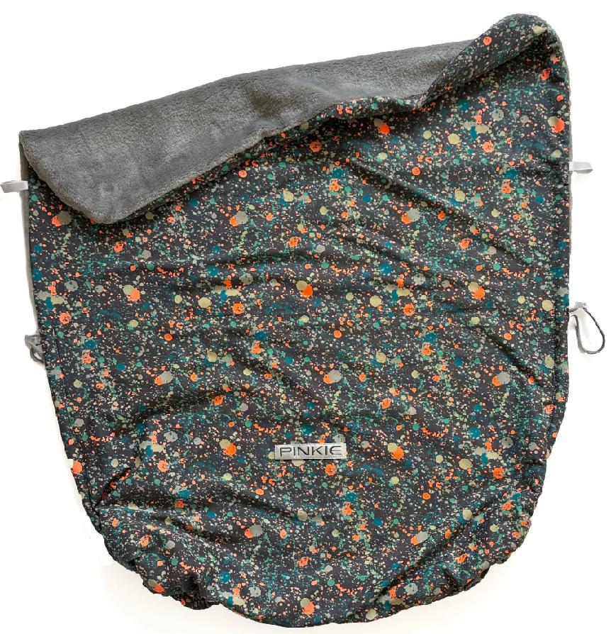 Zubindbare Decke Pinkie Spot Neon Grey