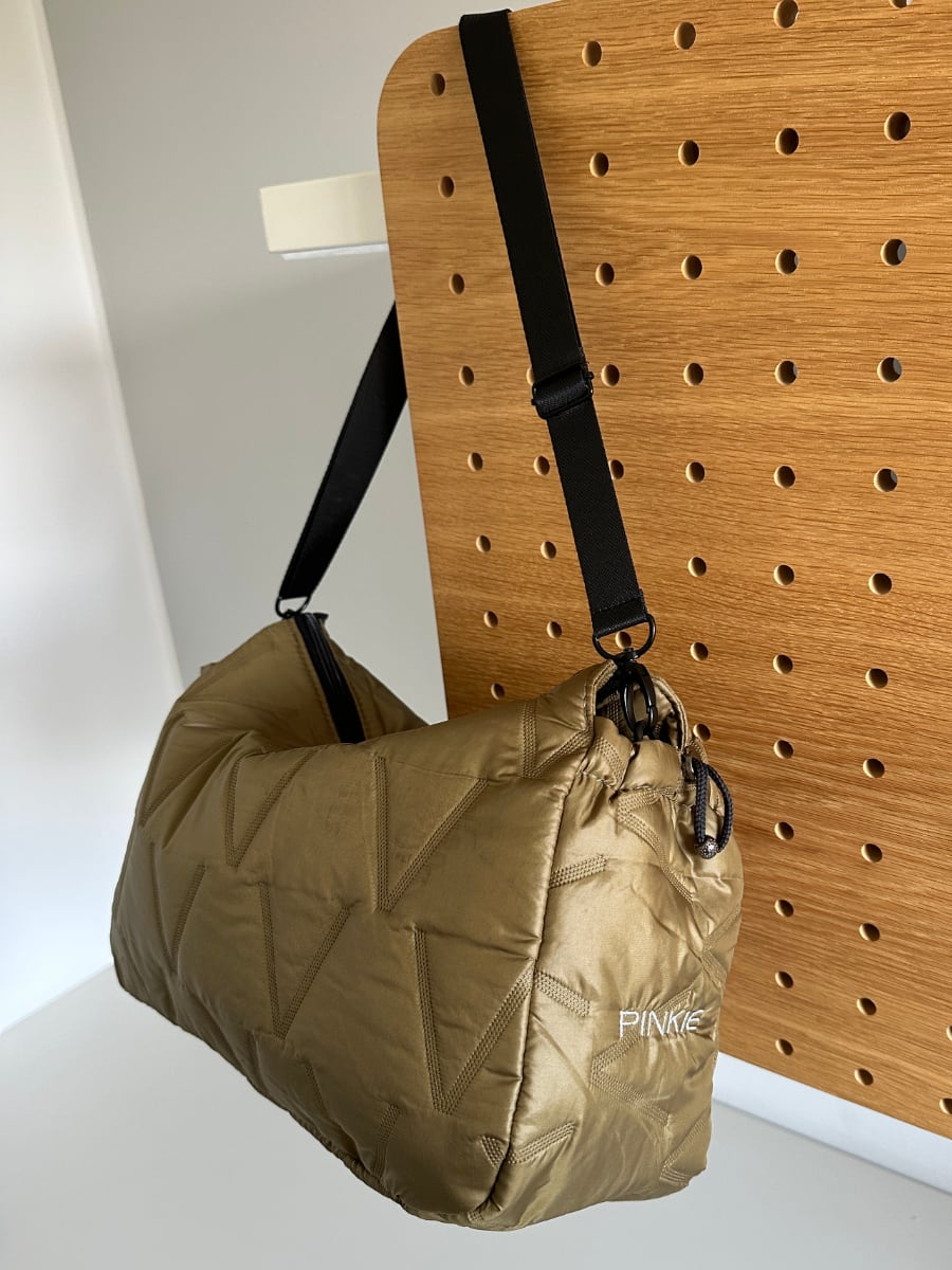 PINKIE Kleine Handtasche/Wickeltasche Vee Olive S