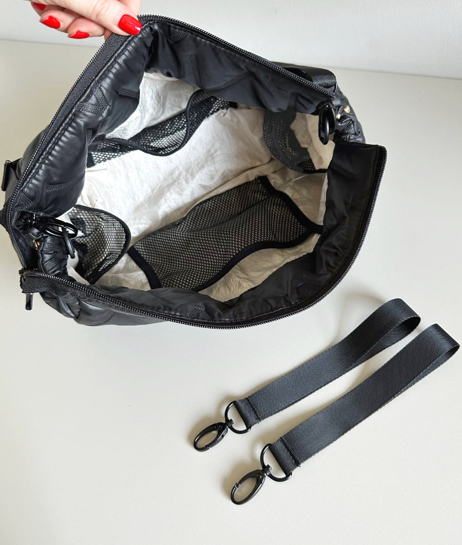 PINKIE Kleine Handtasche/Wickeltasche Vee Black S