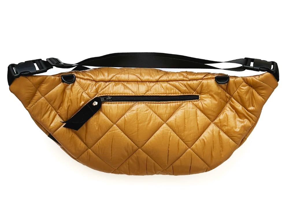 Bauchtasche Pinkie Gold Square
