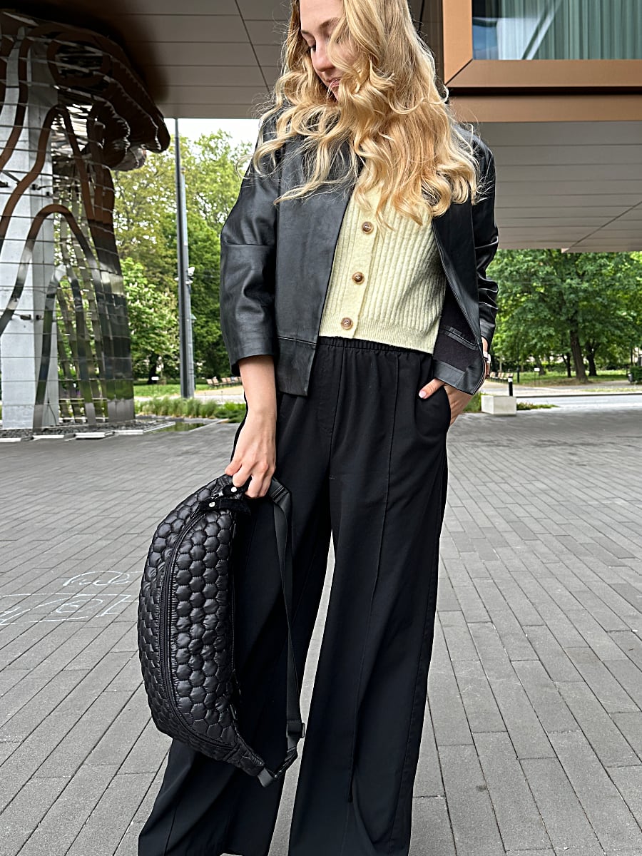 PINKIE Bauchtasche Big Comb Black