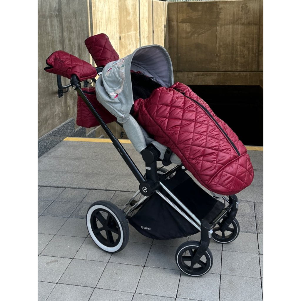 Winterfußsack Pinkie Red Square-wachsender