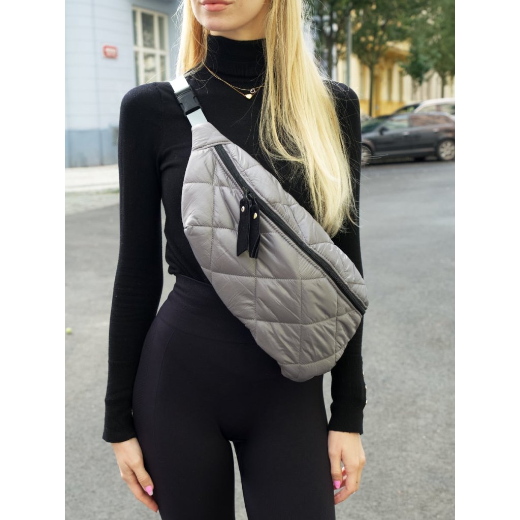 Bauchtasche Pinkie Grey Square