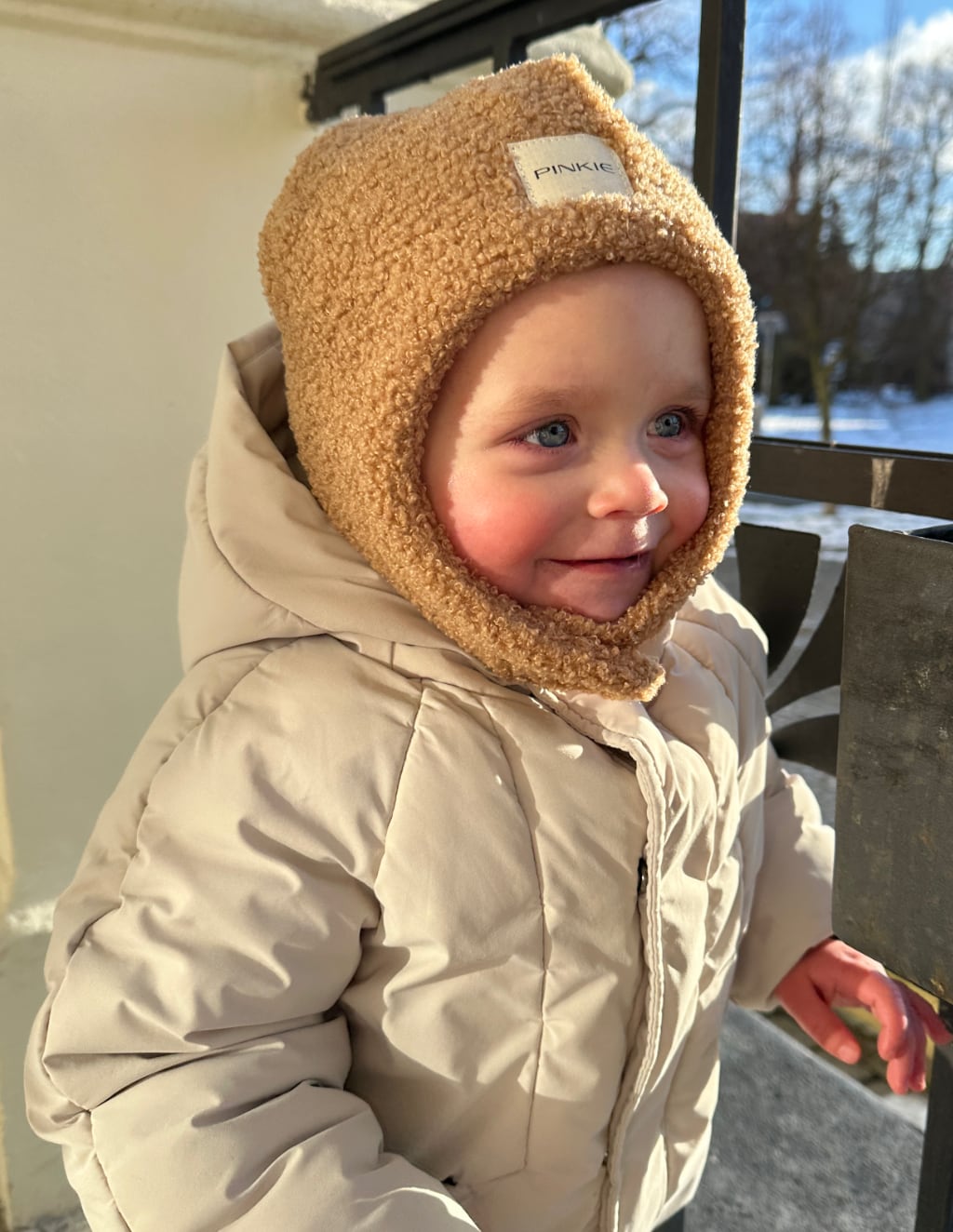 PINKIE Mütze Teddy Brown