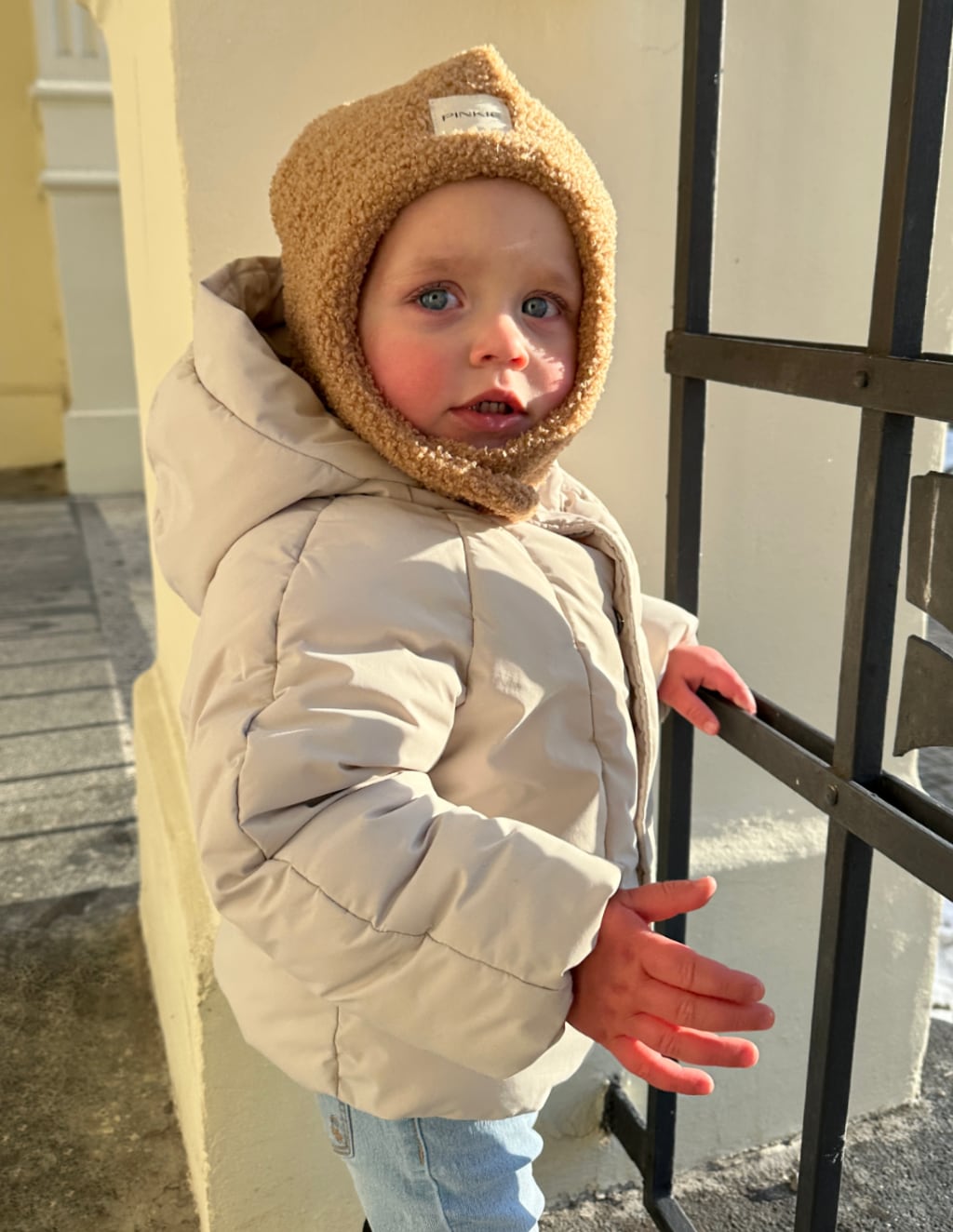 PINKIE Mütze Teddy Brown