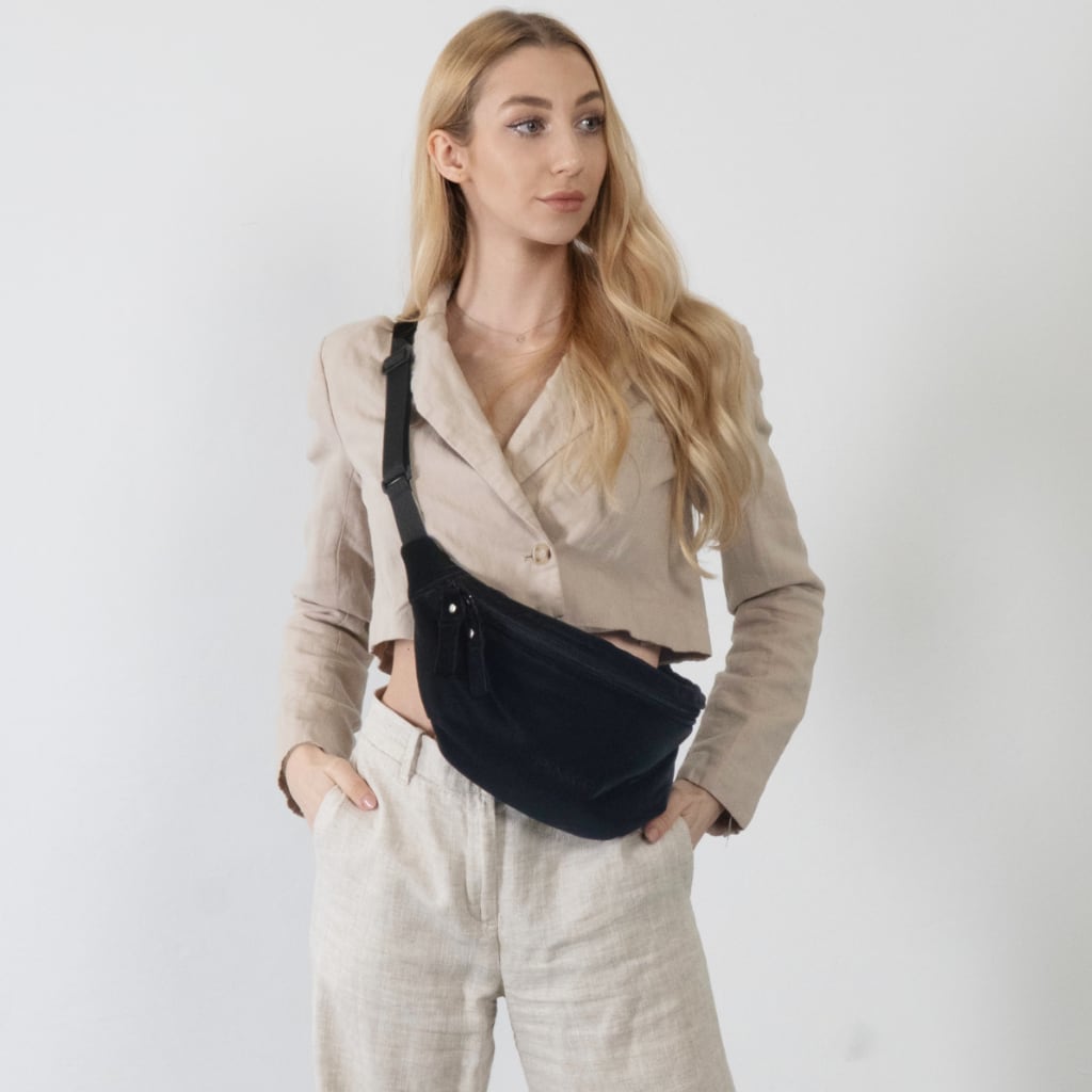 PINKIE Bauchtasche Dark Black