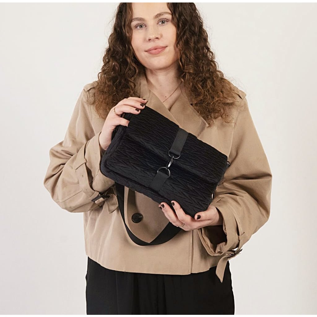 Handtasche Pinkie Velvet Square