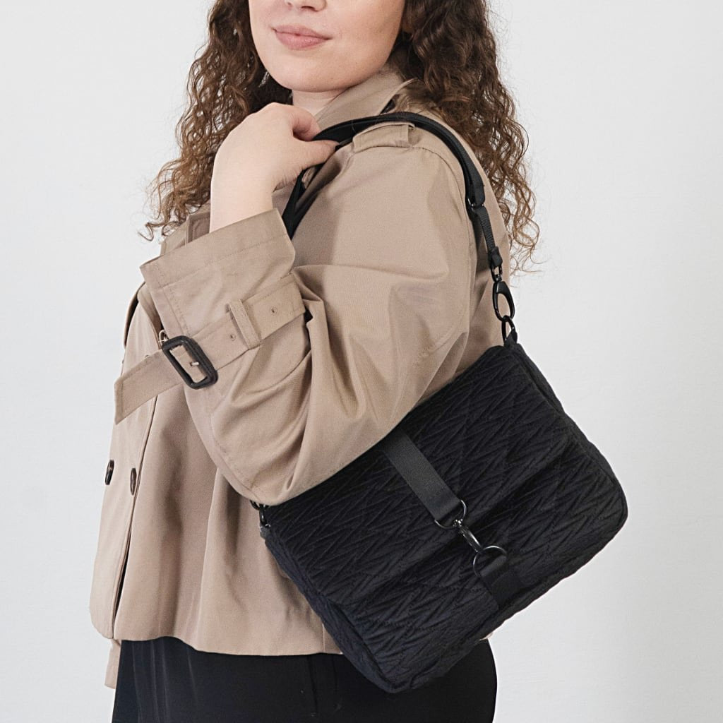 Handtasche Pinkie Velvet Square
