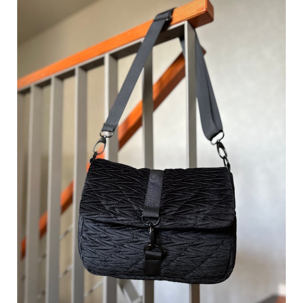 Handtasche Pinkie Velvet Square