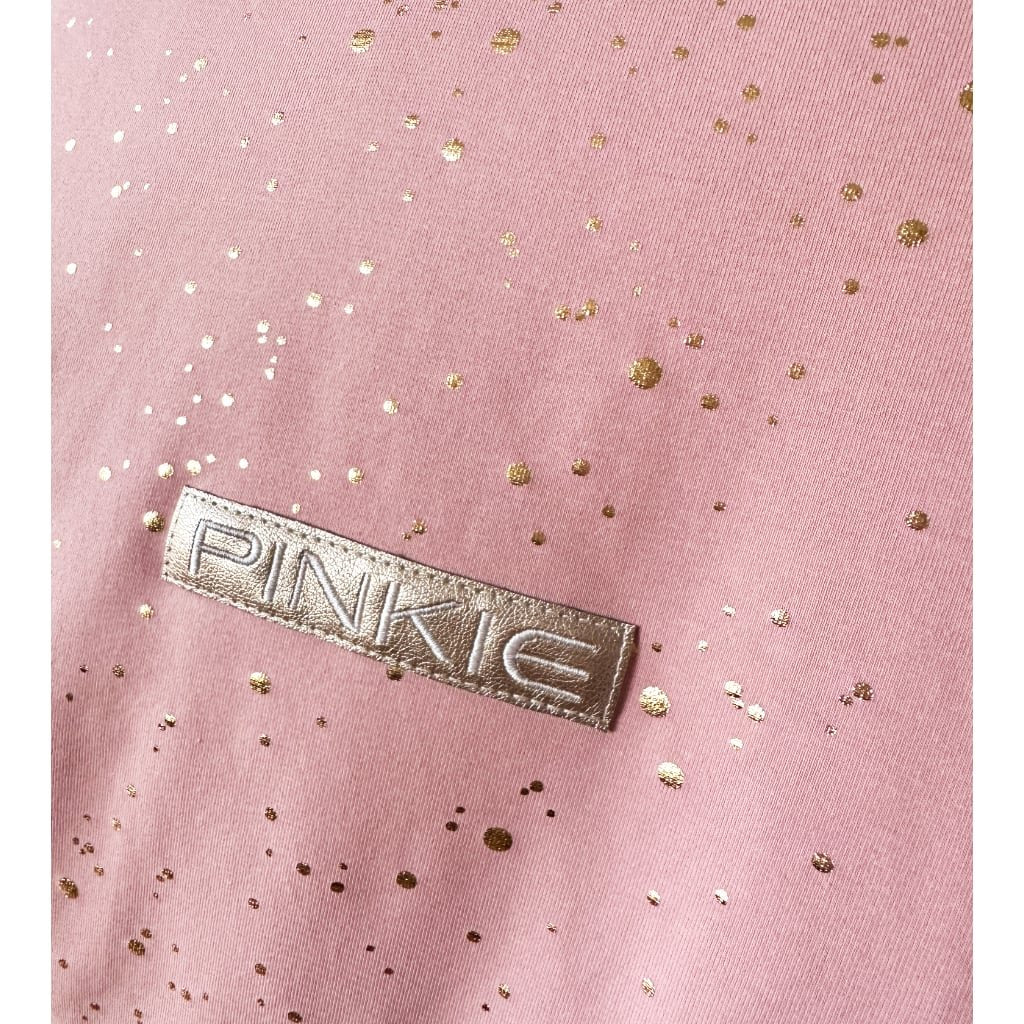 PINKIE Dünner Fußsack Shine Gold Old Pink