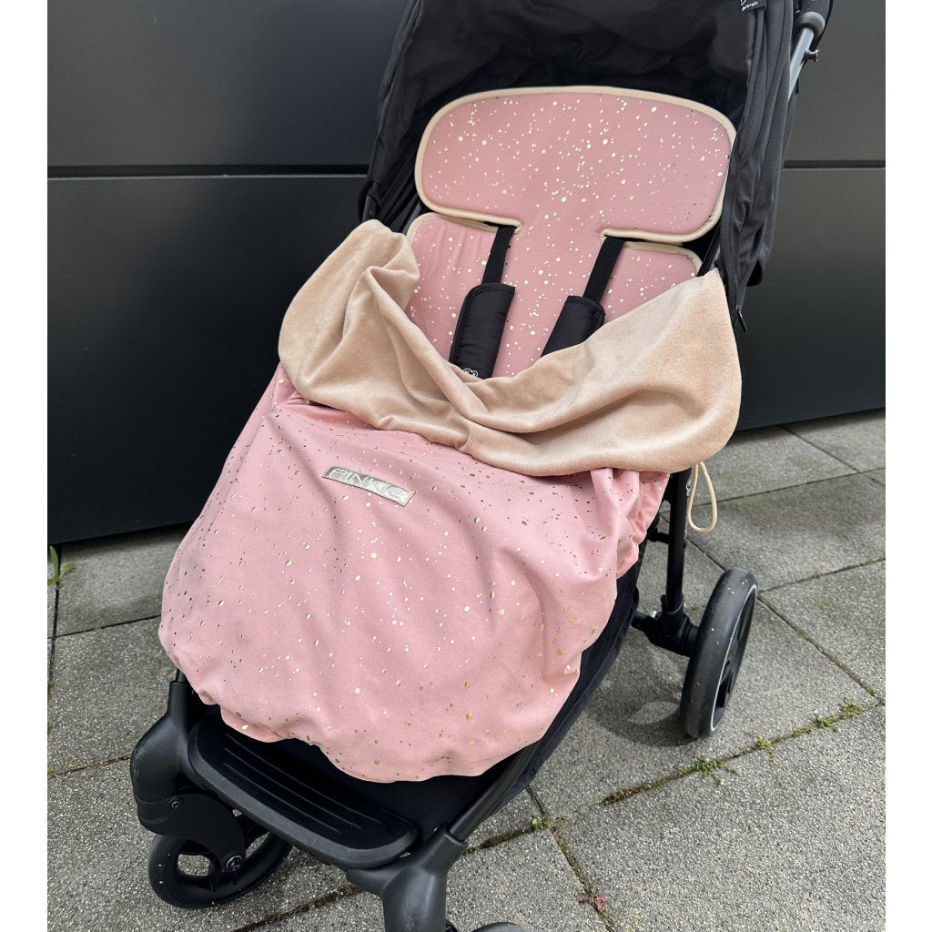 PINKIE Zubindbare Decke Shine Gold Old Pink