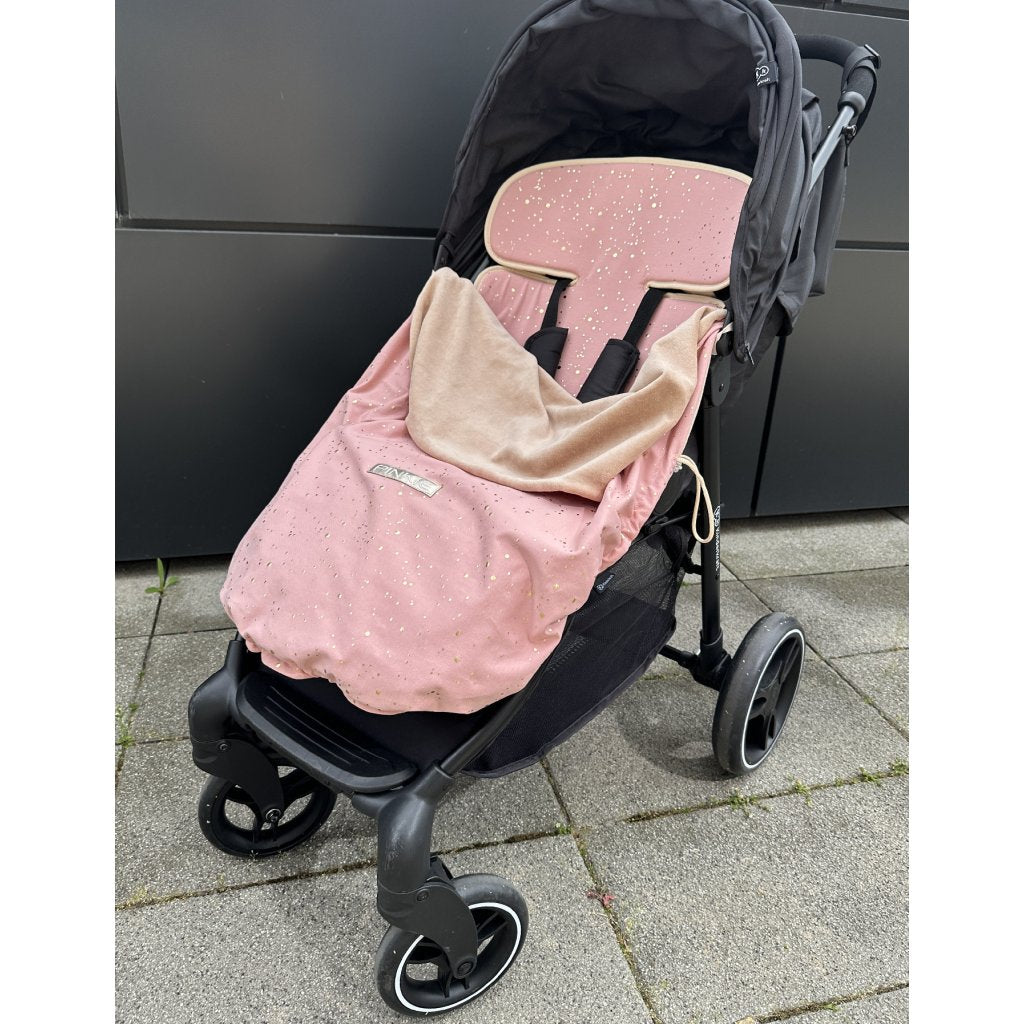 PINKIE Zubindbare Decke Shine Gold Old Pink