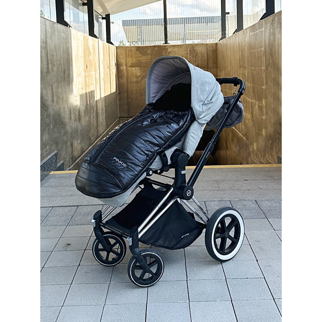 Winterfußsack Pinkie Black Line-wachsender