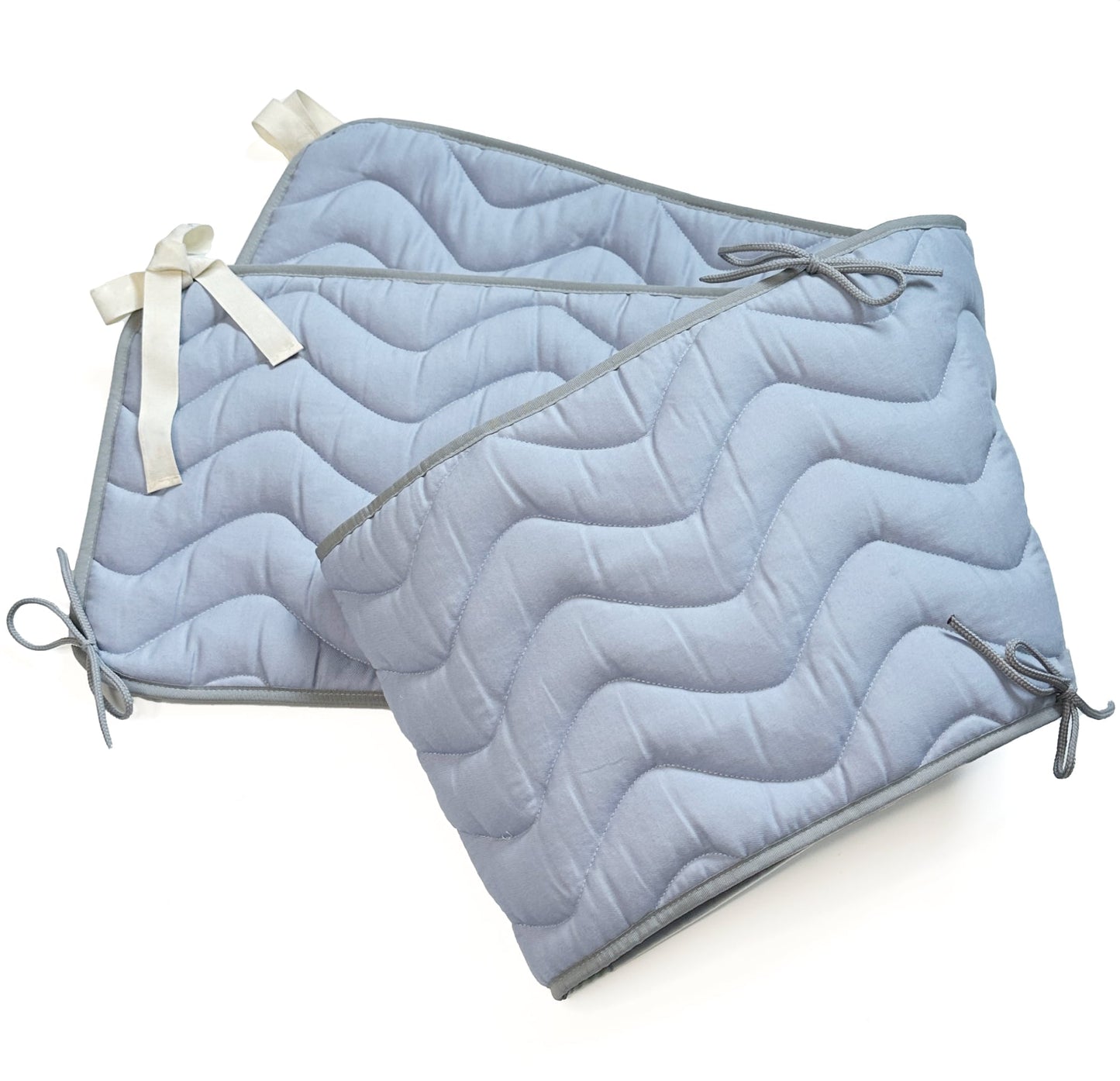 Gestepptes Nestchen BIO Wave Blue