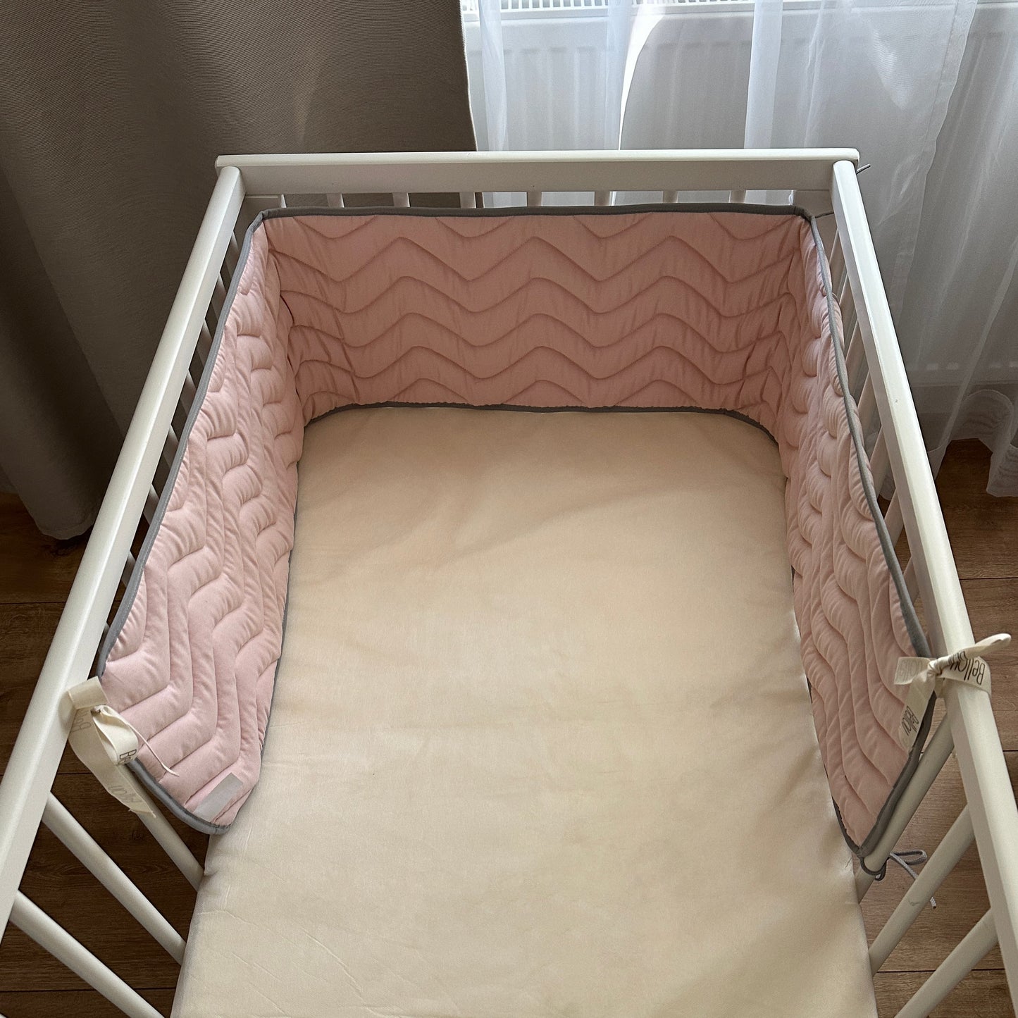 Gestepptes Nestchen BIO Wave Pink