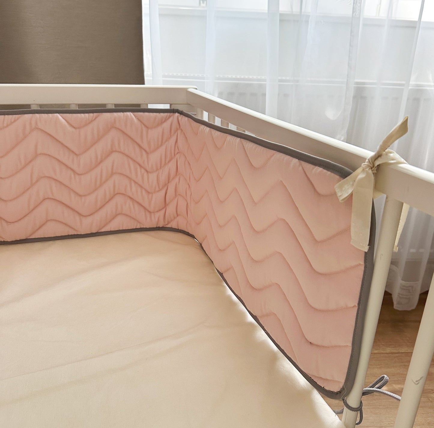 Gestepptes Nestchen BIO Wave Pink